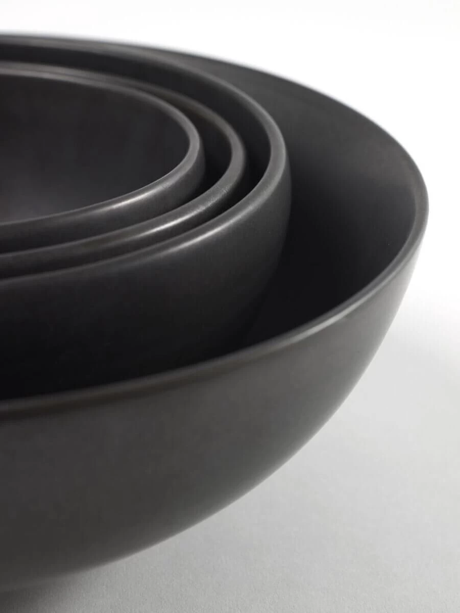 Serax Pure Kom 14,5 Cm Aardewerk Zwart - Afbeelding 2