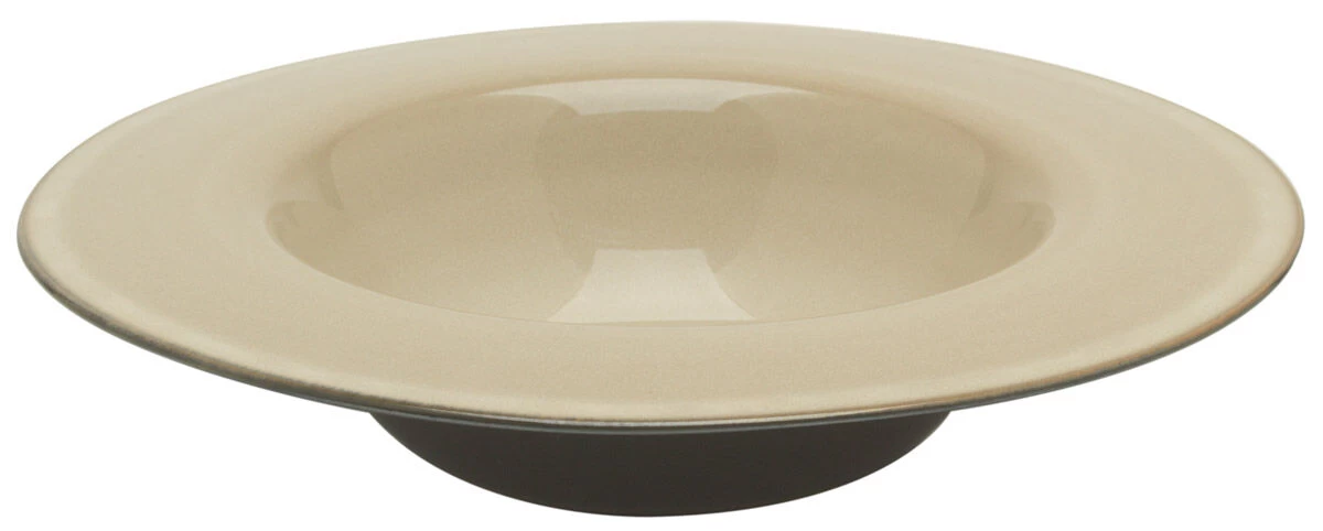 Serax Terres De Rêves Diep Bord ø 21,5 Cm Stoneware Misty Grey/dark Blue