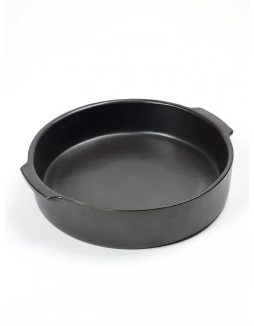 Serax Pure Ovenschaal ø 31 Cm Aardewerk Zwart