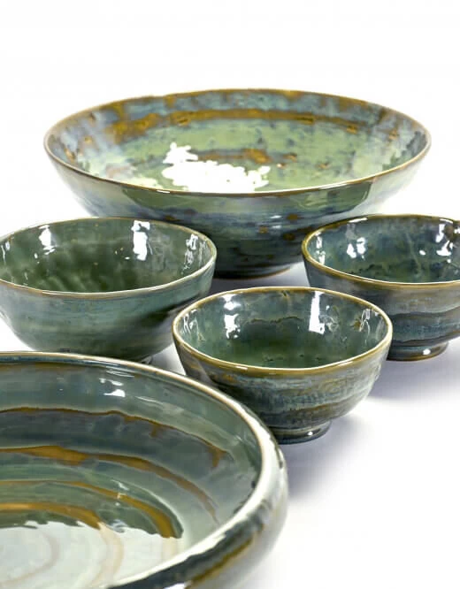 Serax Pure Kom ø 15 Cm Keramiek Groen - Afbeelding 2