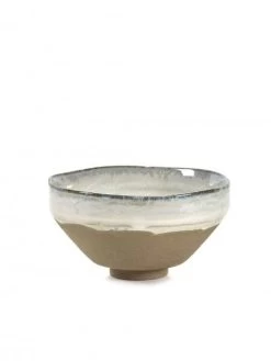 Serax Merci Meal X3 Kom No 3 Medium ø 12,5 Cm Aardewerk Gebroken Wit/bruin