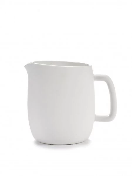 Serax Passe-Partout Kannetje 750 Ml ø 11,2 Cm H 13,2 Cm Porselein Wit Mat