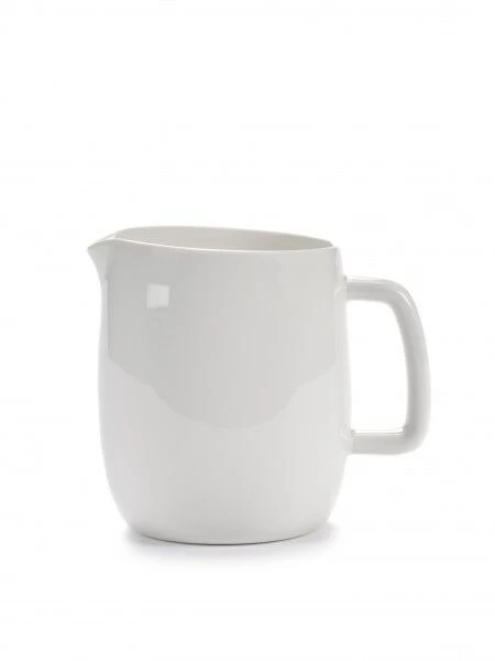 Serax Passe-Partout Kannetje 750 Ml ø 11,2 Cm H 13,2 Cm Porselein Glanzend Wit