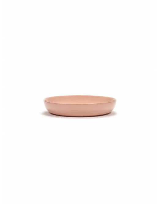 Serax Feast By Ottolenghi Hoog Bord ø 22 Cm H 4 Cm Aardewerk Delicious Pink + Pepper Blue - Afbeelding 2