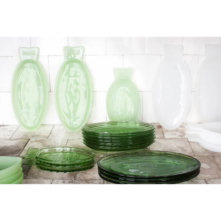 Serax Fish & Fish Schaal 26 Cm Glas Milky White - Afbeelding 2