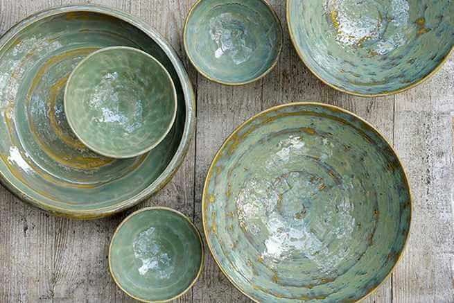 Serax Pure Kom ø 15 Cm Keramiek Groen - Afbeelding 3