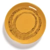 Serax Feast By Ottolenghi Bord XS ø 16 Cm H 2 Cm Aardewerk Sunny Yellow + Swirl-Dots Black