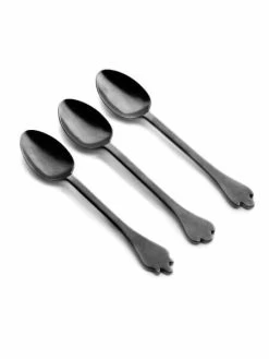 Serax Merci Mix 1-2-3 Tafellepel Antraciet Stone Wash 3 Stuks